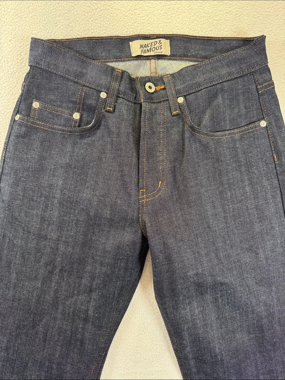 Naked and Famous Easy Guy jeans Stretch Selvedge size 28